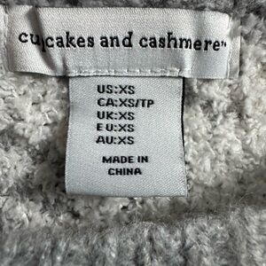 NWT! Cupcakes and Cashmere Gray Sweater
